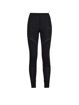 ODLO | Damen Funktionshose ACTIVE X-WARM ECO Base Layer | schwarz
