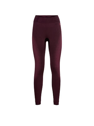 ODLO | Damen Funktionshose PERFORMANCE WARM ECO | rot