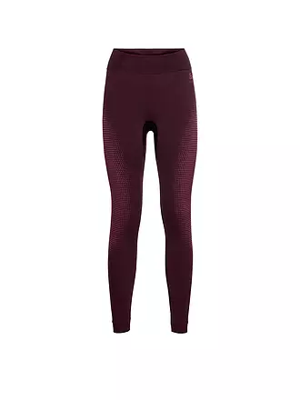 ODLO | Damen Funktionshose PERFORMANCE WARM ECO | rot