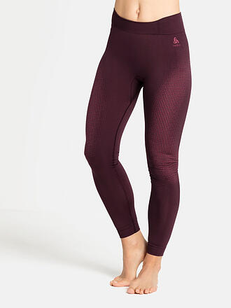 ODLO | Damen Funktionshose PERFORMANCE WARM ECO | rot