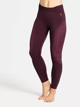 ODLO | Damen Funktionshose PERFORMANCE WARM ECO | rot