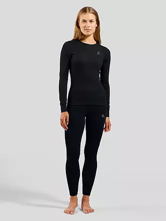 ODLO | Damen Funktionsshirt ACTIVE WARM ECO Base Layer | schwarz