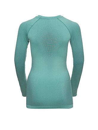 ODLO | Damen Funktionsshirt WARM ECO Baselayer | petrol