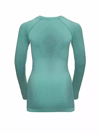 ODLO | Damen Funktionsshirt WARM ECO Baselayer | petrol