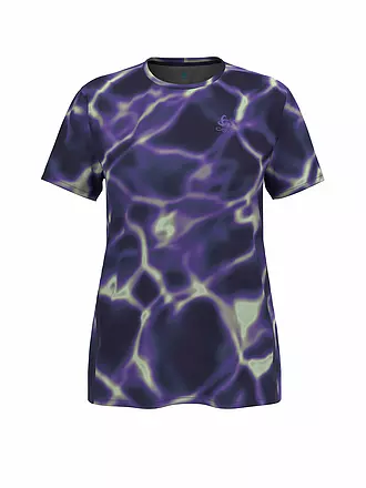 ODLO | Damen Laufshirt Zeroweight Chill-Tec Print | lila