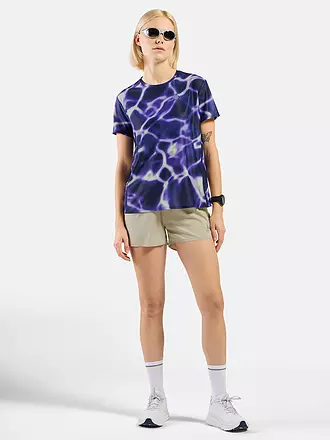 ODLO | Damen Laufshirt Zeroweight Chill-Tec Print | lila