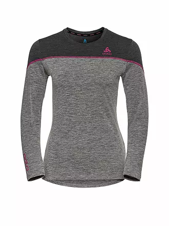 ODLO | Damen Unterzieh Shirt Revelstoke Performance Wool Warm | grau