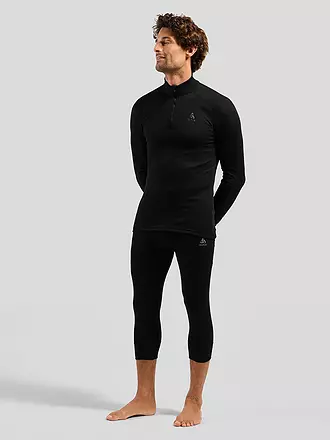 ODLO | Herren Funktionstight ACTIVE WARM ECO Base Layer 3/4 | schwarz