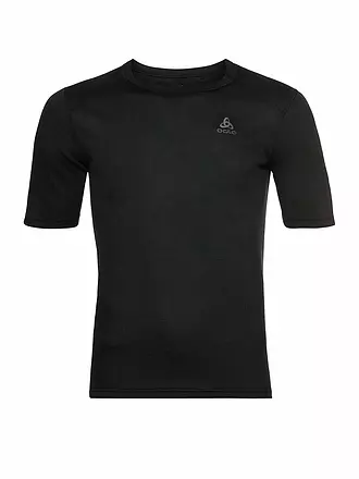 ODLO | Herren T-Shirt  Active Warm Eco Crew Neck | schwarz