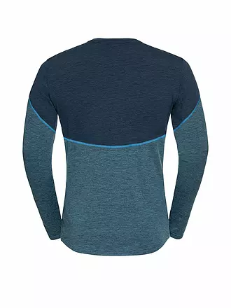 ODLO | Herren Unterzieh Shirt Revelstoke Performance Wool Warm | blau