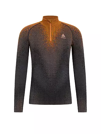 ODLO | Herren Unterzieh Zipshirt Turtle Neck | orange