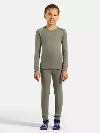 ODLO | Kinder Unterziehshirt Active Warm | silber