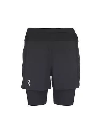 ON | Damen 2in1 Laufshort Active | schwarz