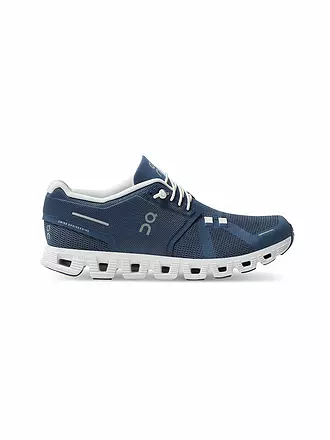 ON | Damen Laufschuhe Cloud 5 BLACK LEAD | blau