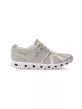 ON | Damen Laufschuhe Cloud 5 DENIM / WHITE | beige