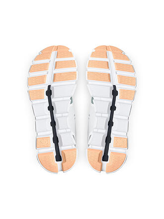 ON | Damen Laufschuhe Cloud 5 Push COBBLE FLINT | weiss