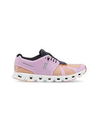 ON | Damen Laufschuhe Cloud 5 Push COBBLE FLINT | rosa