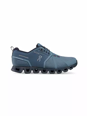 ON | Damen Laufschuhe Cloud 5 Waterproof ALL BLACK | blau