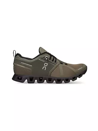 ON | Damen Laufschuhe Cloud 5 Waterproof ALL BLACK | olive