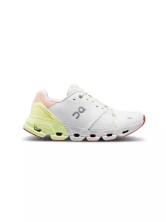 ON | Damen Laufschuhe Cloudflyer 4 WHITE HAY | schwarz