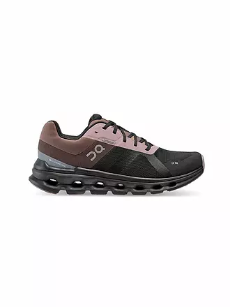 ON | Damen Laufschuhe Cloudrunner Waterproof FADE BLACK | lila