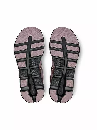 ON | Damen Laufschuhe Cloudrunner Waterproof FADE BLACK | lila