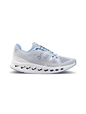 ON | Damen Laufschuhe Cloudsurfer HEATHER WHITE | blau