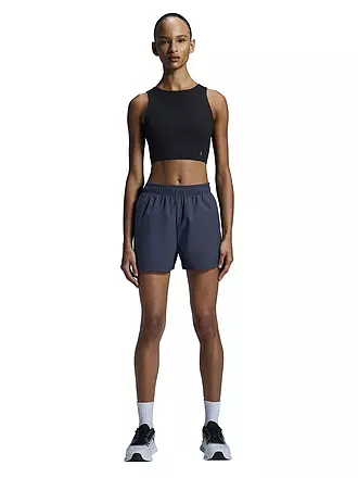 ON | Damen Laufshirt Core 2in1 Crop | schwarz