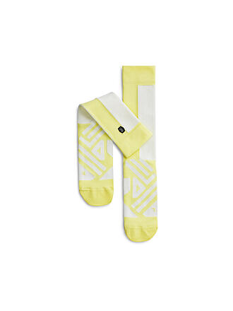 ON | Damen Laufsocken High Sock | gelb