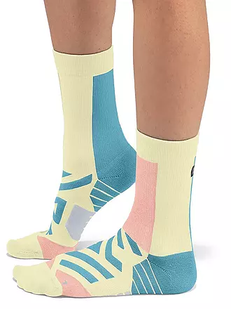 ON | Damen Laufsocken Performance High Sock | senf