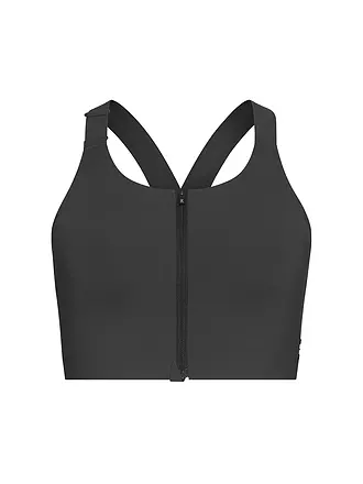 ON | Damen Sport-BH Endruance High Support mit Zip | grau