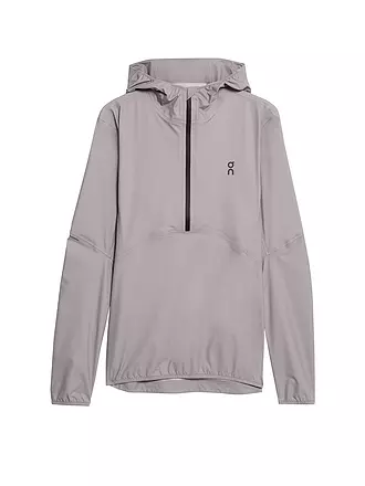 ON | Damen Wanderjacke Anorak Waterproof Hoodie | grau