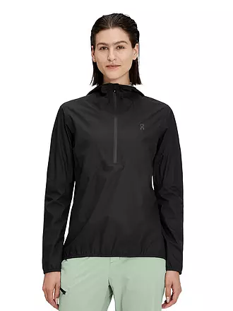 ON | Damen Wanderjacke Anorak Waterproof Hoodie | grau