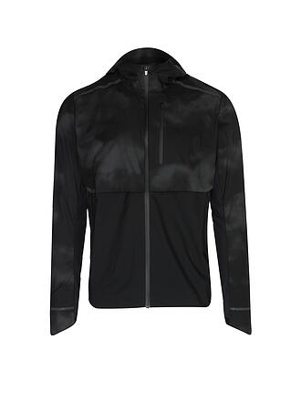 ON | Herren Laufjacke Weather Jacket Lumos | schwarz