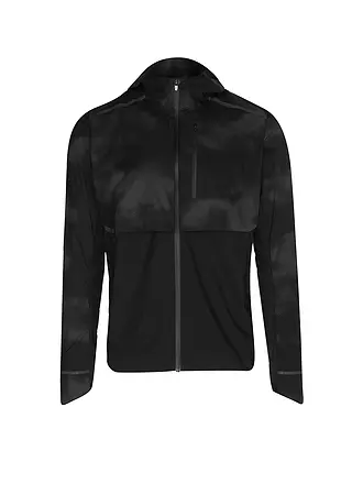 ON | Herren Laufjacke Weather Jacket Lumos | schwarz