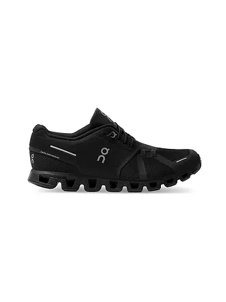 ON | Herren Laufschuhe Cloud 5 ALL BLACK | rot