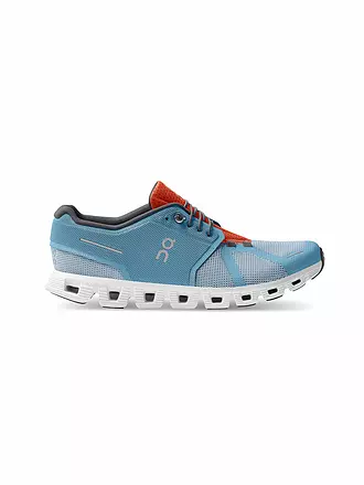 ON | Herren Laufschuhe Cloud 5 Push MOSS STONE | blau