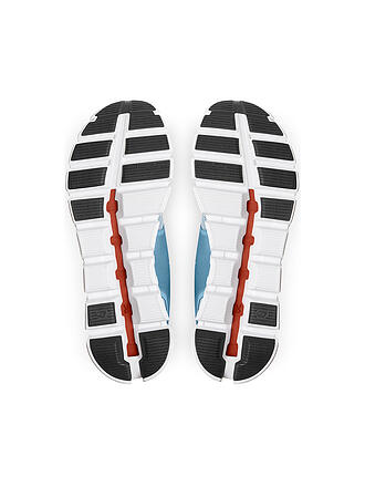 ON | Herren Laufschuhe Cloud 5 Push UNDYED WHITE GLACIER | blau