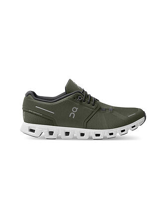 ON | Herren Laufschuhe Cloud 5 UNDYED WHITE | olive