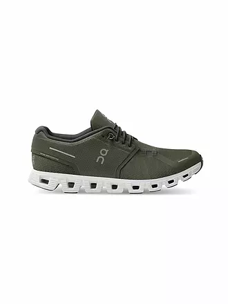 ON | Herren Laufschuhe Cloud 5 UNDYED WHITE | olive