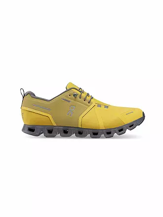 ON | Herren Laufschuhe Cloud 5 Waterproof METAL NAVY | gelb