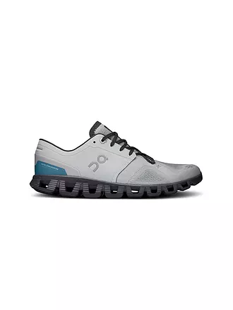 ON | Herren Laufschuhe Cloud X 3 GLACIER IRON | weiss