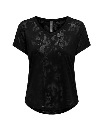 ONLY PLAY | Damen Fitnessshirt | schwarz