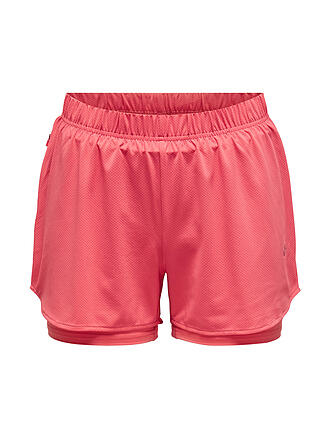 ONLY PLAY | Damen Fitnessshorts ONPMILA | Koralle
