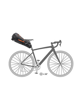 ORTLIEB | Fahrrad-Satteltasche Seatpack 16.5 L | schwarz