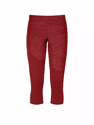 ORTOVOX | Damen 3/4 Hose Fleece Light | rot