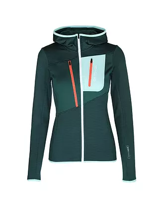 ORTOVOX | Damen Fleecejacke Grid Hoodie | gelb