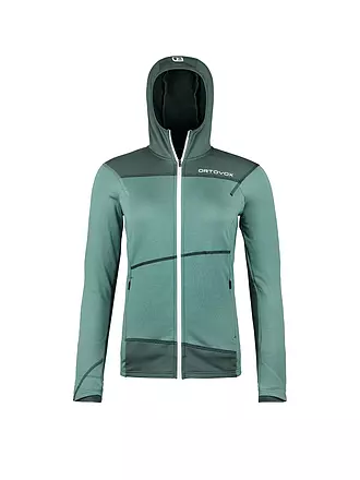 ORTOVOX | Damen Fleecejacke Light Hoodie | dunkelgrün