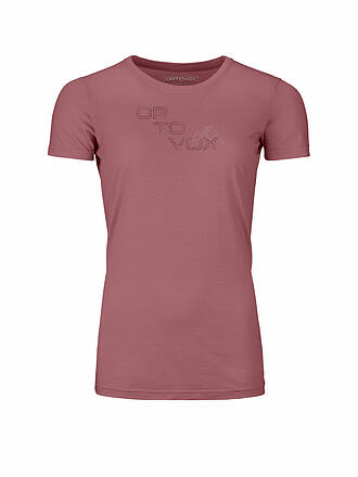 ORTOVOX | Damen Funktionsshirt 185 Merino Tangram | orange
