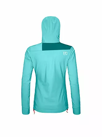 ORTOVOX | Damen Softshelljacke Pala Hoodie | türkis